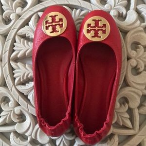 Tory Burch Red Flats